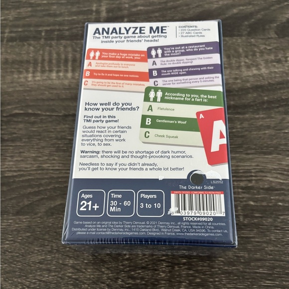 Analyze Me Party Game - Picture 5 of 9